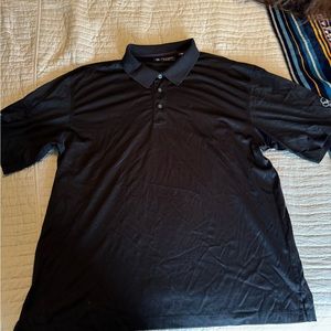 Men’s XL Oxford Golf Polo Black